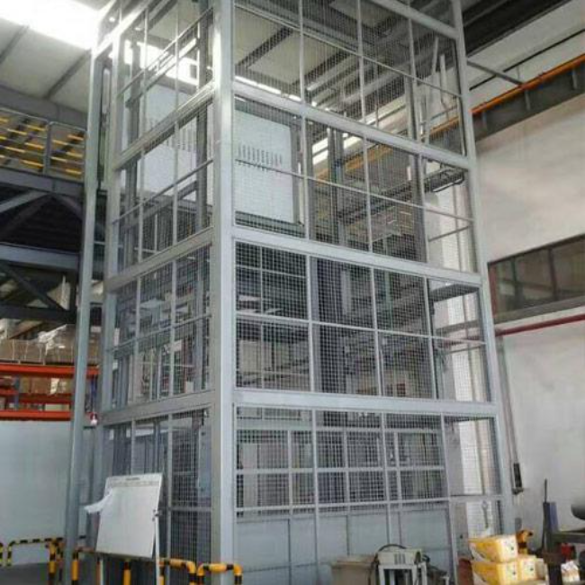 青神导轨式升降平台货梯